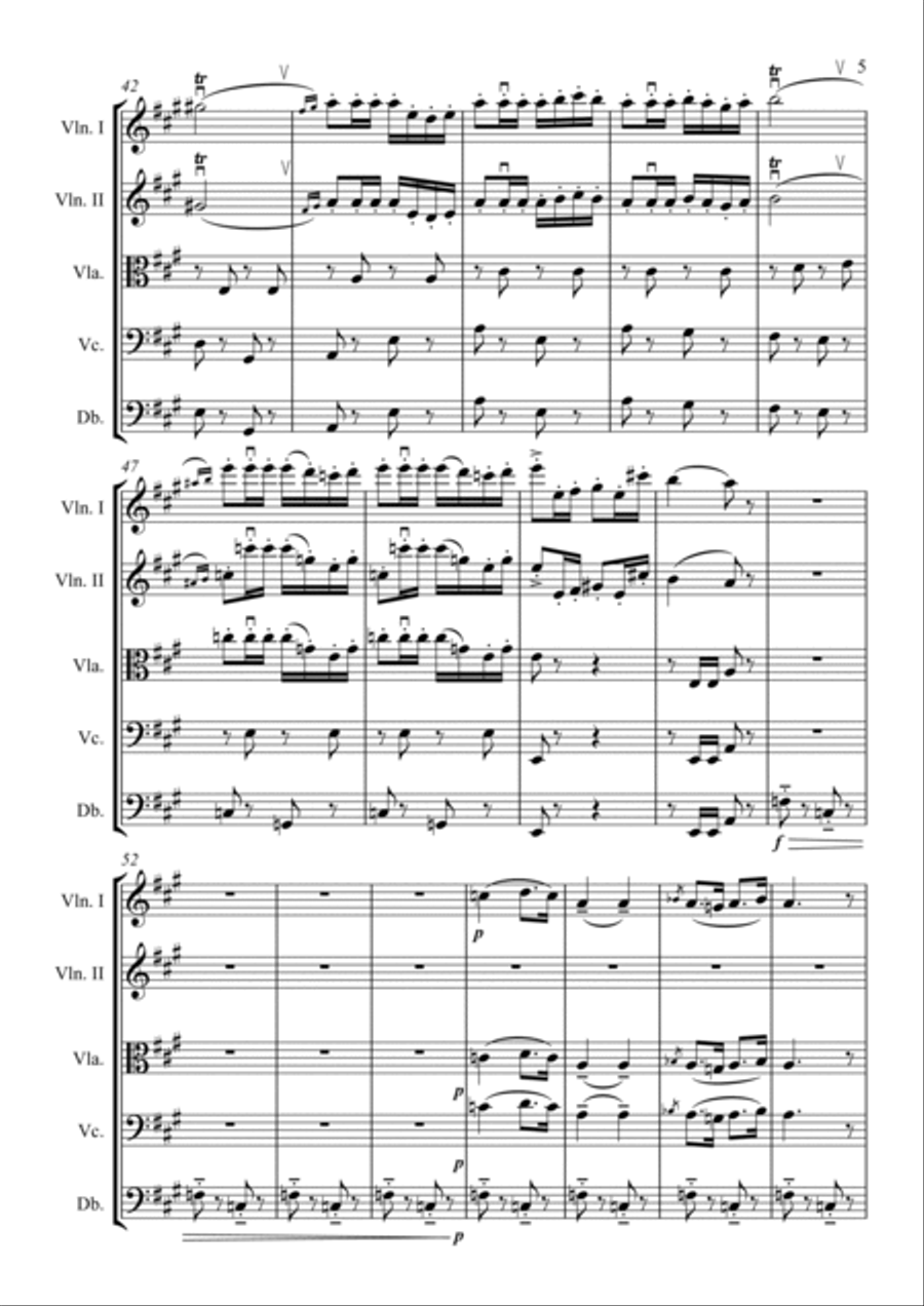 Prelude to Carmen String Quintet scores gallery preview page 6