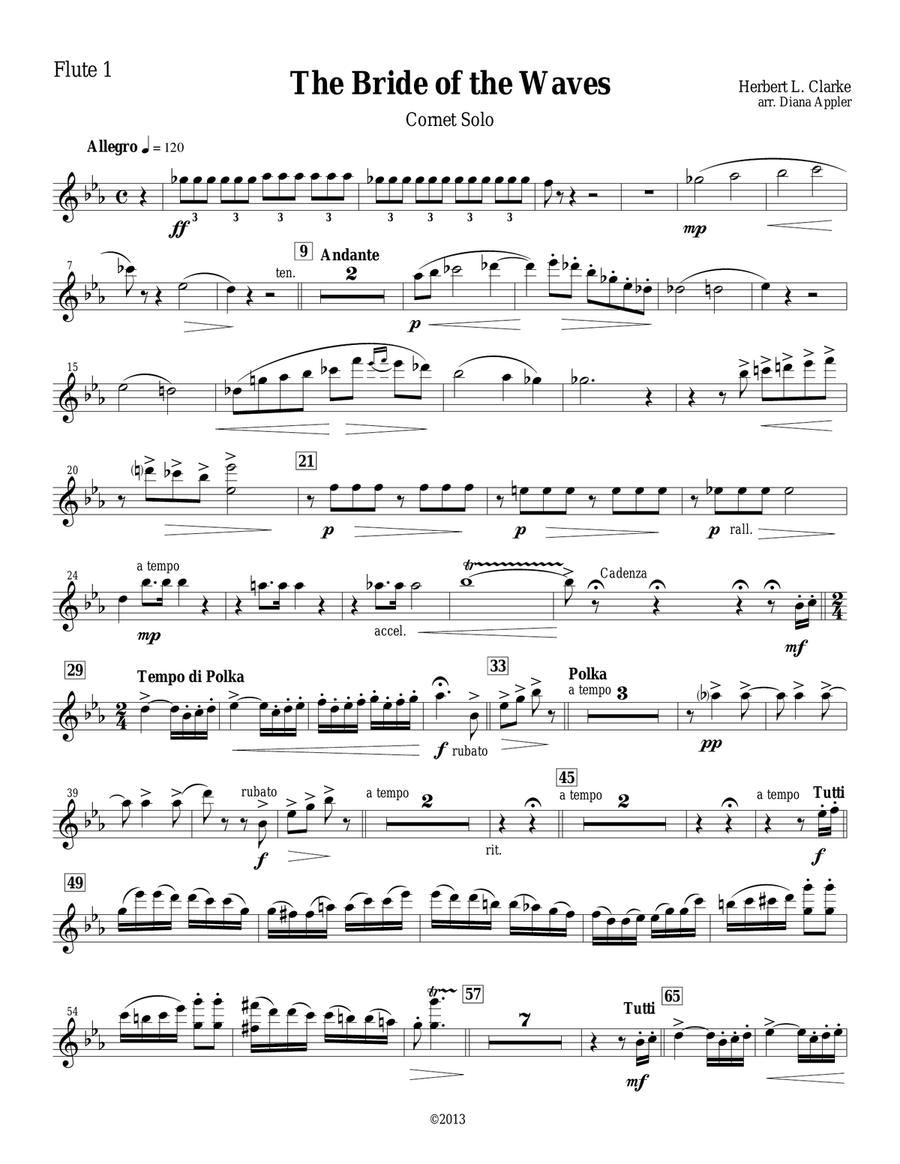 Bride Of The Waves Concert Band scores gallery preview page 3
