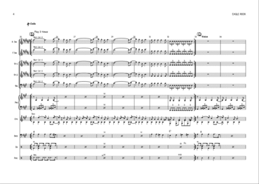 Eagle Rock Large Ensemble scores gallery preview page 4