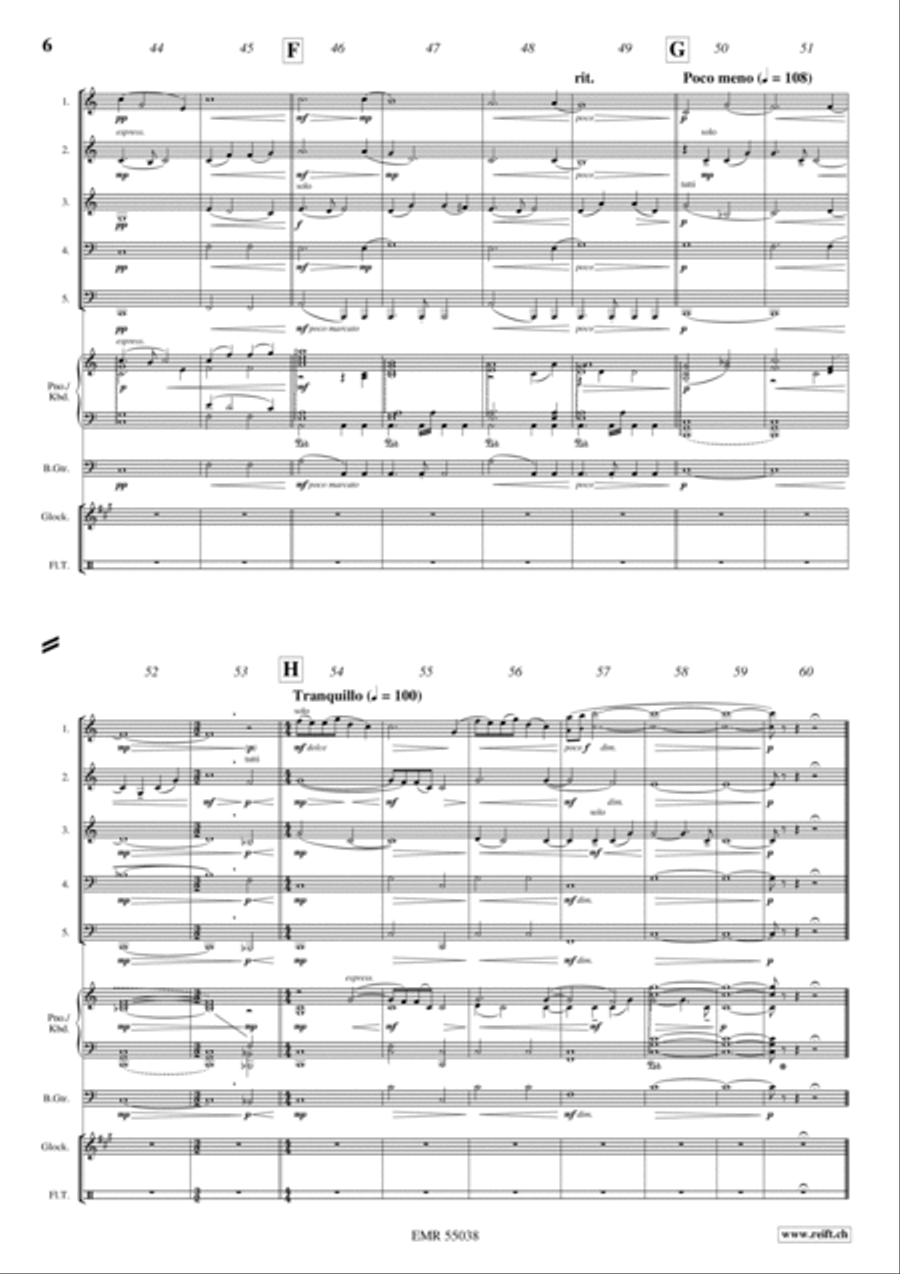 Five Pieces From Kingdom Come: Deliverance Brass Quintet scores gallery preview page 5