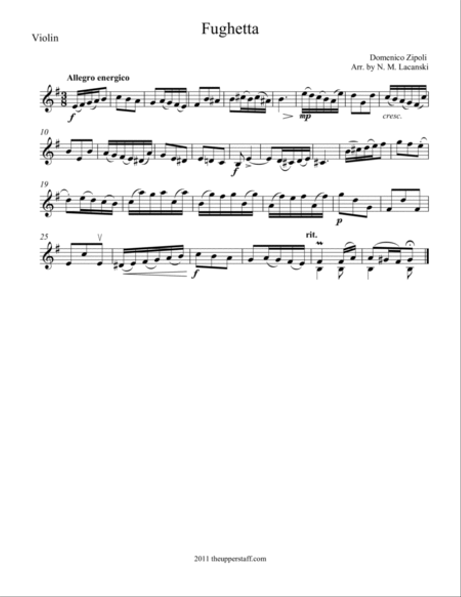 Fughetta String Duet scores gallery preview page 2