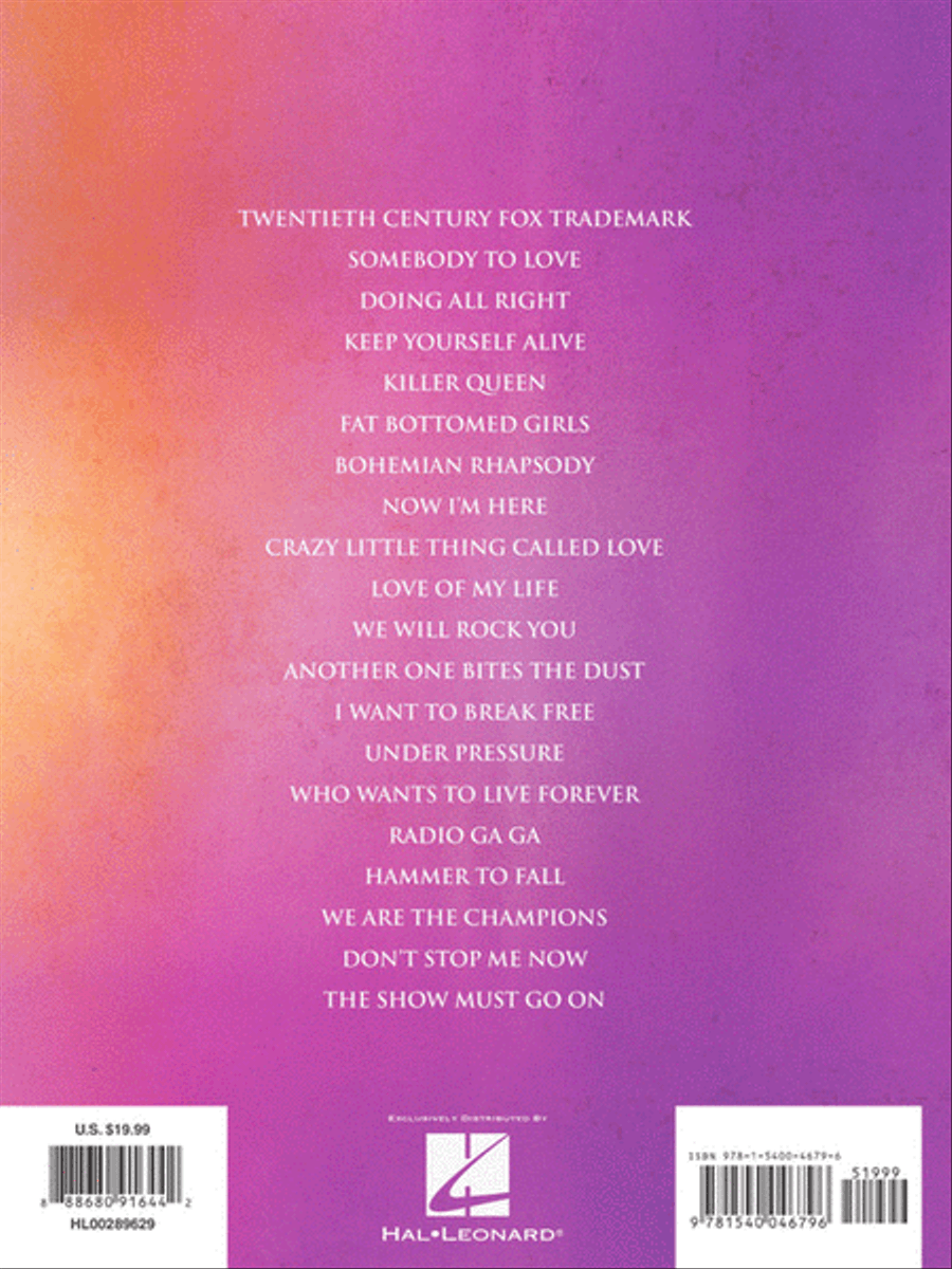 Bohemian Rhapsody Easy Piano scores gallery preview page 7