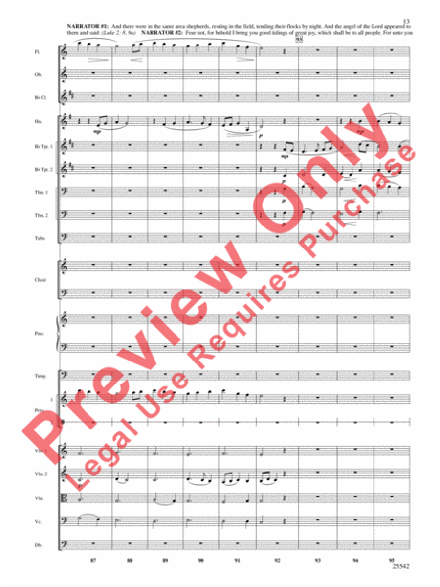 Glory to the Newborn King! Choir scores gallery preview page 14
