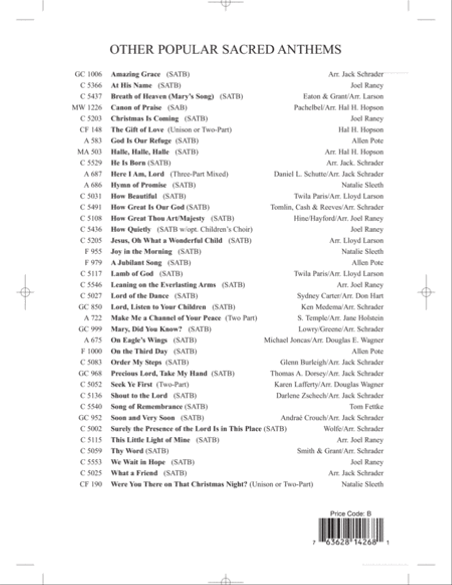 All the Pretty Little Horses 4-Part scores gallery preview page 8