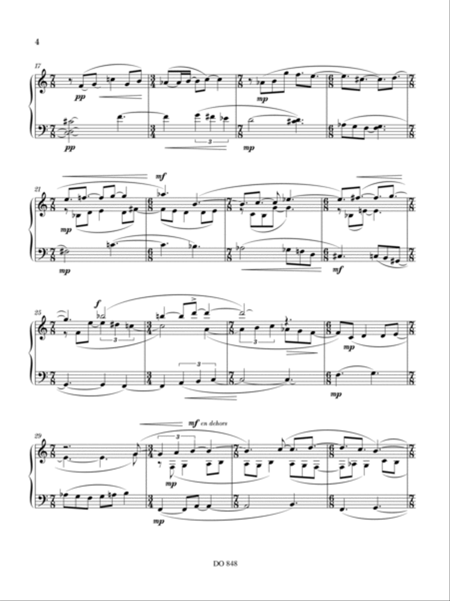 Six Earth Figures Piano Solo scores gallery preview page 4