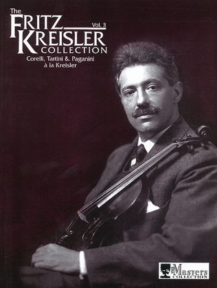 Book cover for Fritz Kreisler Collection, Volume 3
