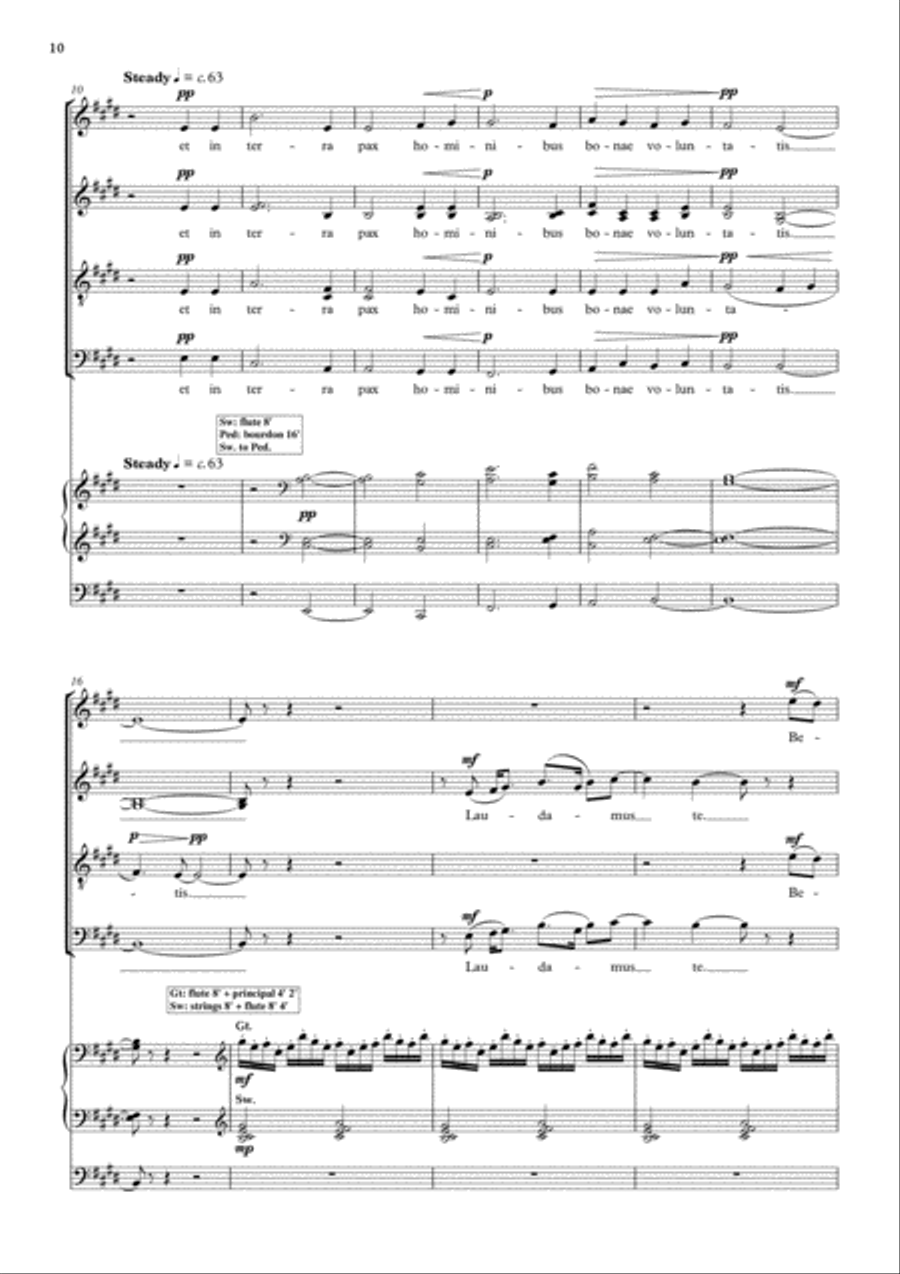 Missa Sanctae Margaretae Missa Sanctae Margaretae 4-Part scores gallery preview page 3