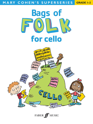 Book cover for Bags of Folk for Cello