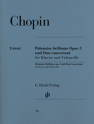 Book cover for Polonaise Brillante C Major Op. 3 and Duo Concertant E Major