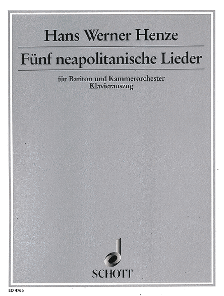 Neapolitan Lieder 5 Reduction Voice scores gallery preview page 1