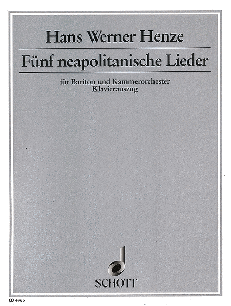 Neapolitan Lieder 5 Reduction