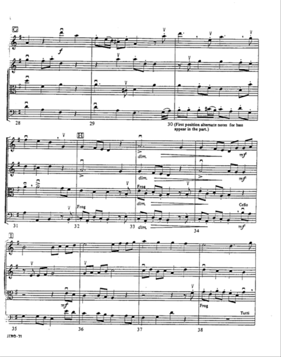 Concerto Grosso, Op. 6 No. 1 in G: Allegro Orchestra scores gallery preview page 5