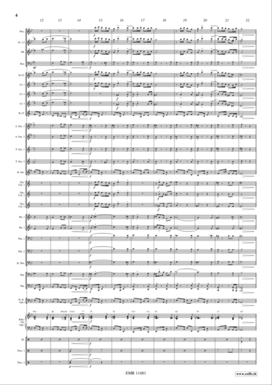 Flight To Marrakech Concert Band scores gallery preview page 5