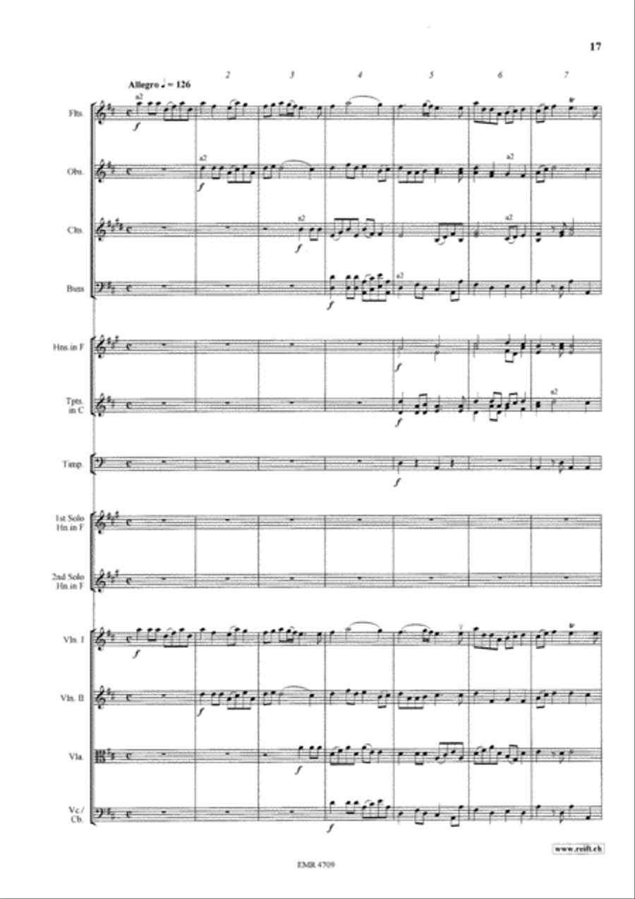Sonata in D Orchestra scores gallery preview page 9