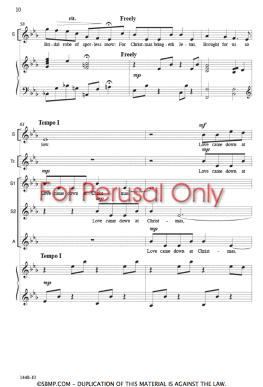 Christmastide - SSA Octavo SSA scores gallery preview page 9