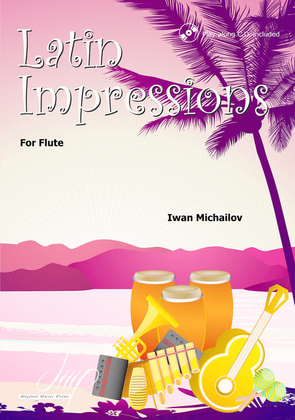 Book cover for Latin Impressions For Flute