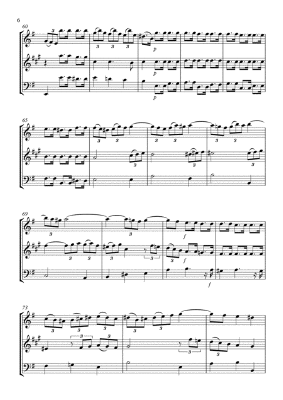Trio Sonata No.10 Trio Sonata No.10 Woodwind Trio scores gallery preview page 6