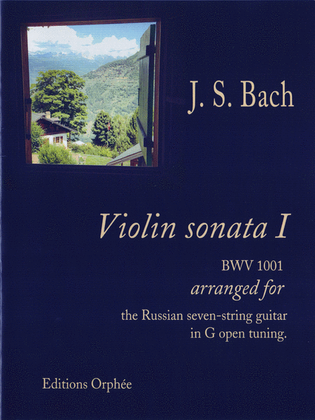 Book cover for Violin Sonata I