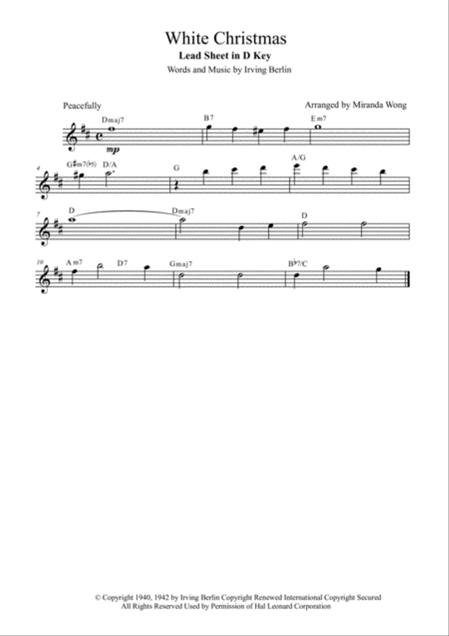 White Christmas White Christmas Small Ensemble scores gallery preview page 3