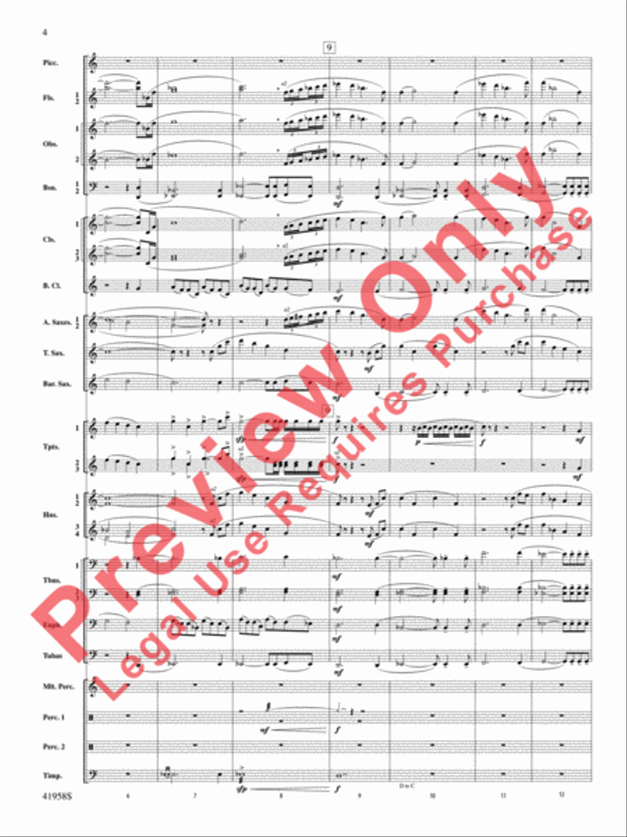 God's Country Concert Band scores gallery preview page 5