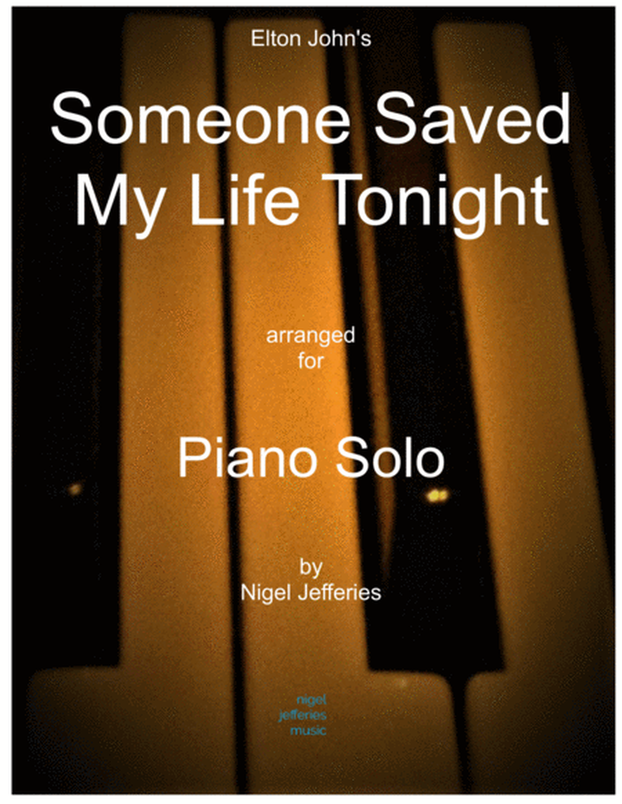 Someone Saved My Life Tonight image number null