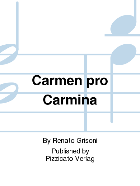 Carmen pro Carmina
