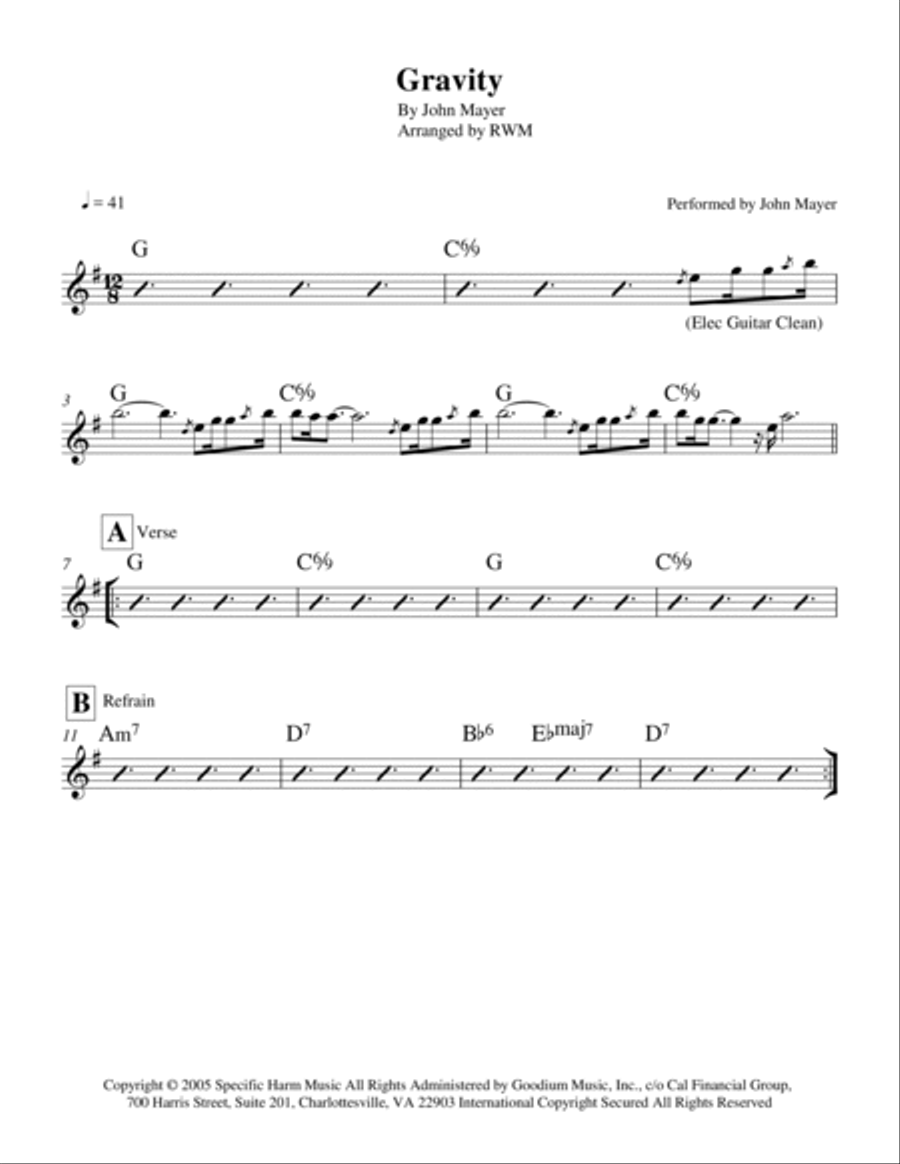 Gravity Piano scores gallery preview page 2