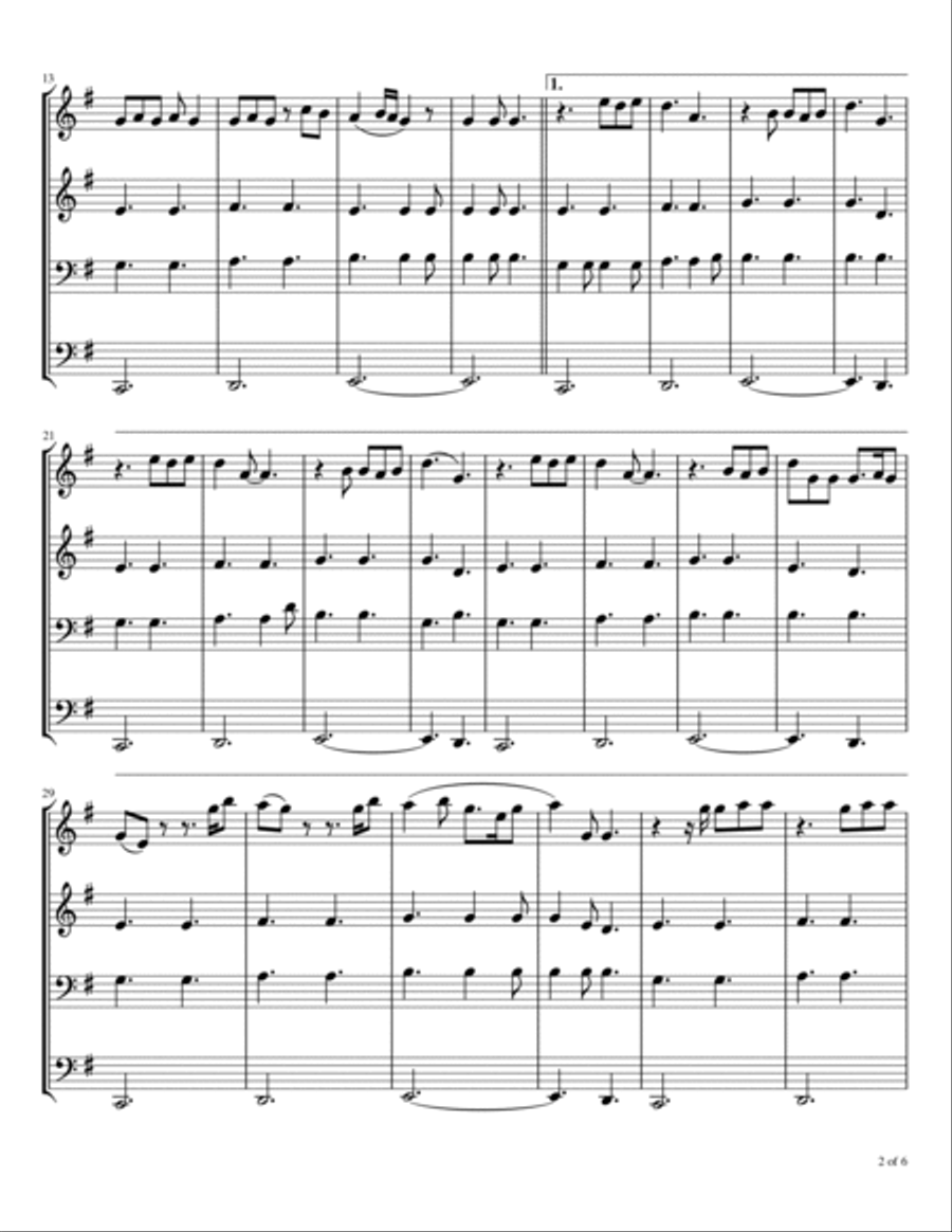 Chemtrails Over The Country Club Brass Ensemble scores gallery preview page 3