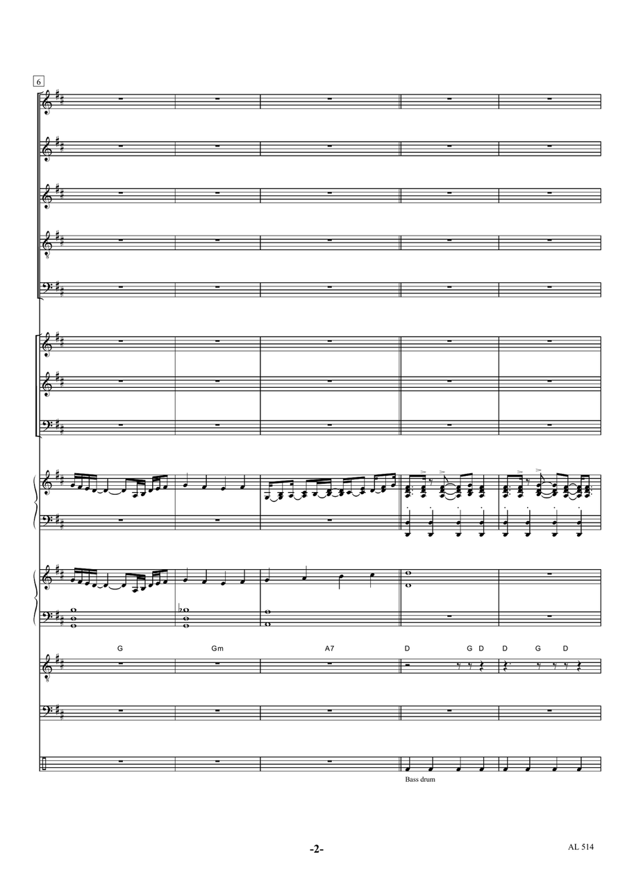 I Don't Feel Like Dancin' Divisi scores gallery preview page 2