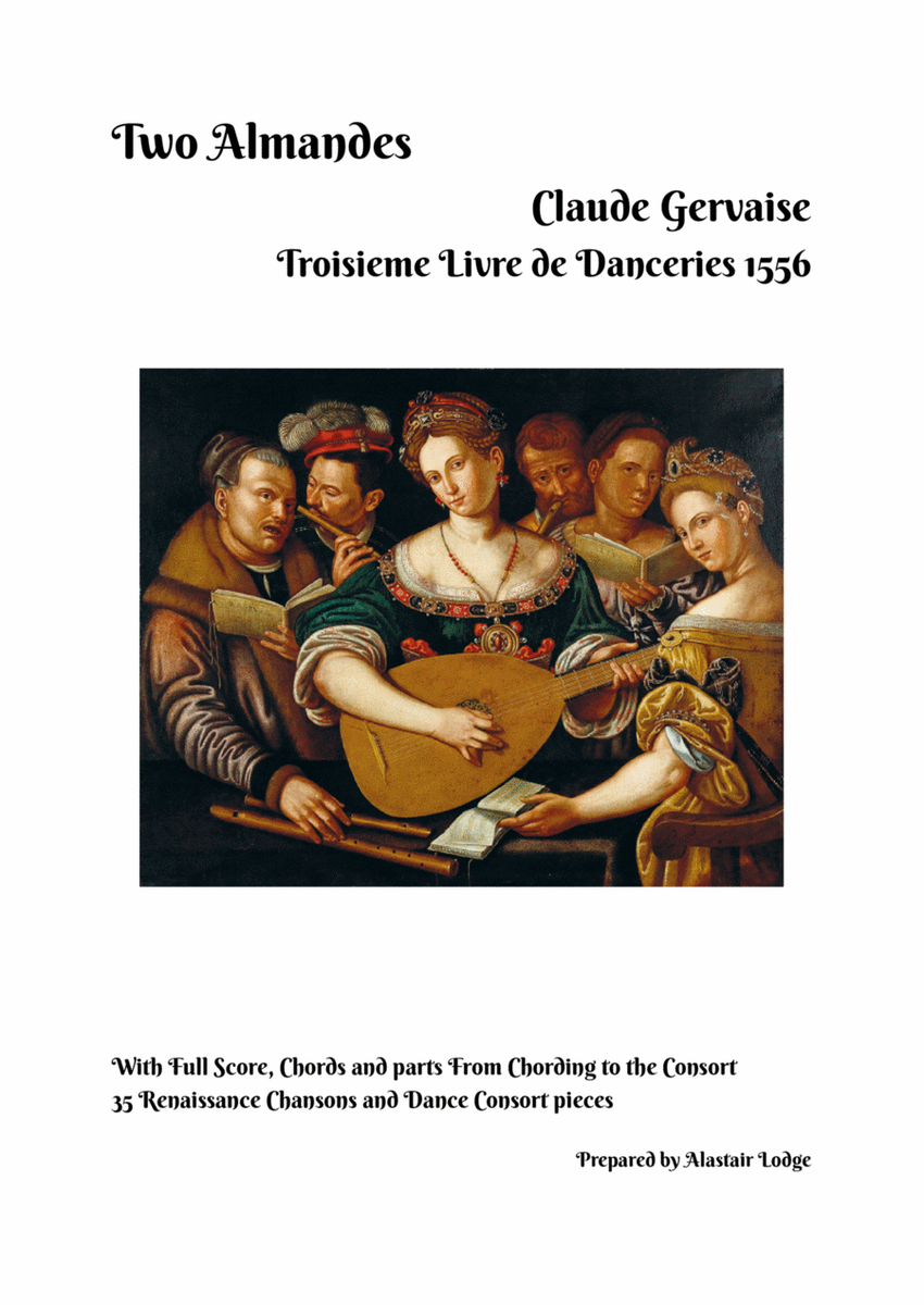 Two Almandes - Claude Gervaise - Troisieme Livre de Danceries 1556