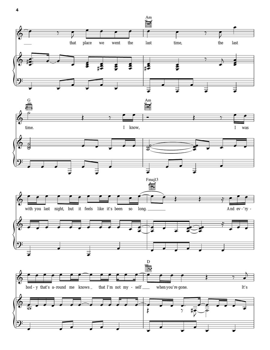 Moonshine Piano, Vocal, Guitar scores gallery preview page 4