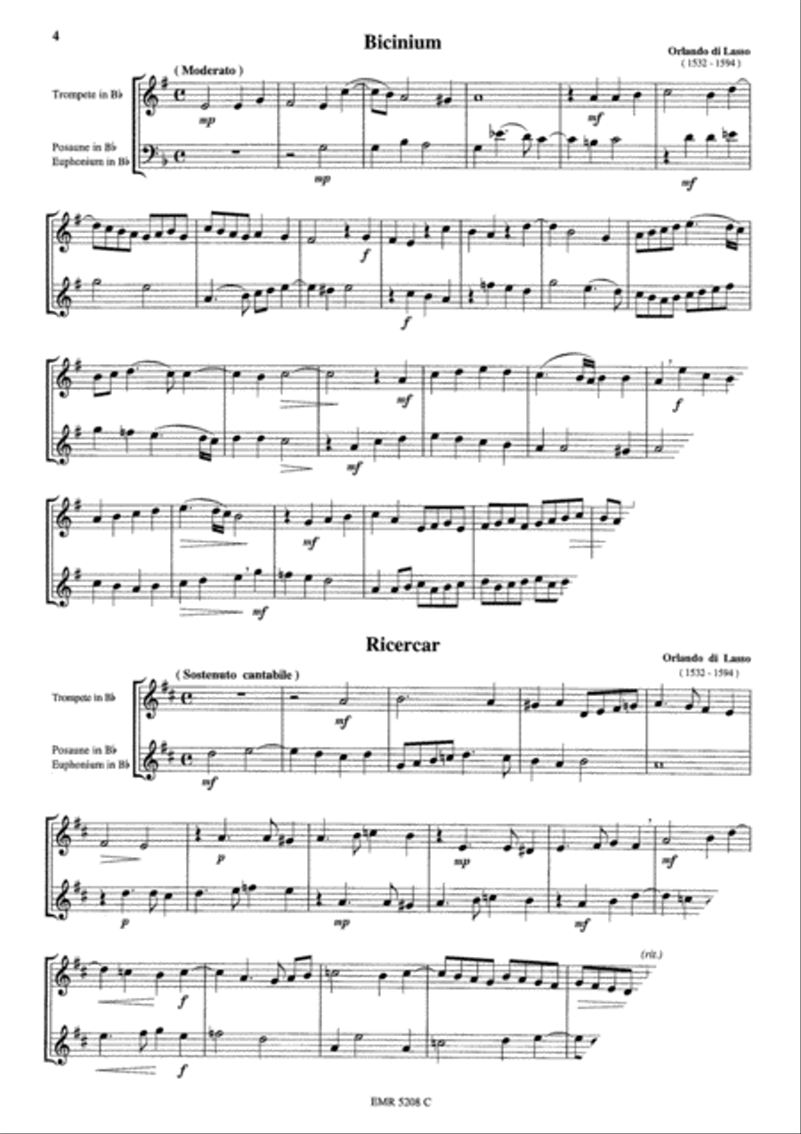 31 Duos Faciles 31 Duos Faciles Brass Ensemble scores gallery preview page 5