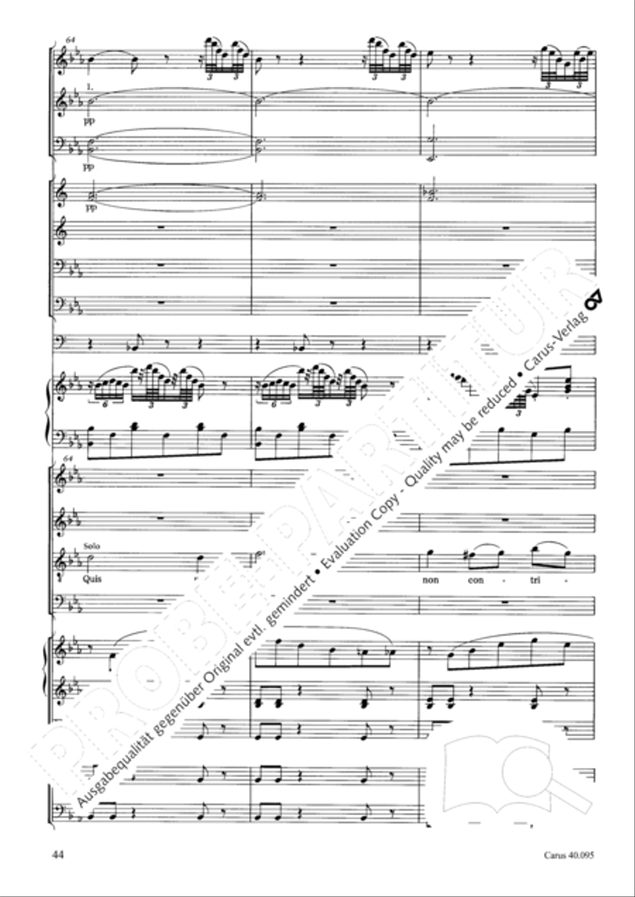 The Seven Words (Die Sieben Worte) 4-Part scores gallery preview page 59
