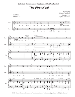The First Noel (2-part choir)