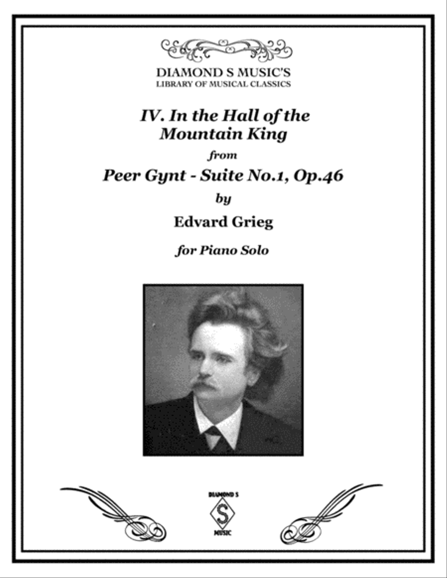 In the Hall of the Mountain King from Peer Gynt Suite No.1, Op. 46 - Edvard Grieg - Piano Solo Piano Solo scores gallery preview page 2