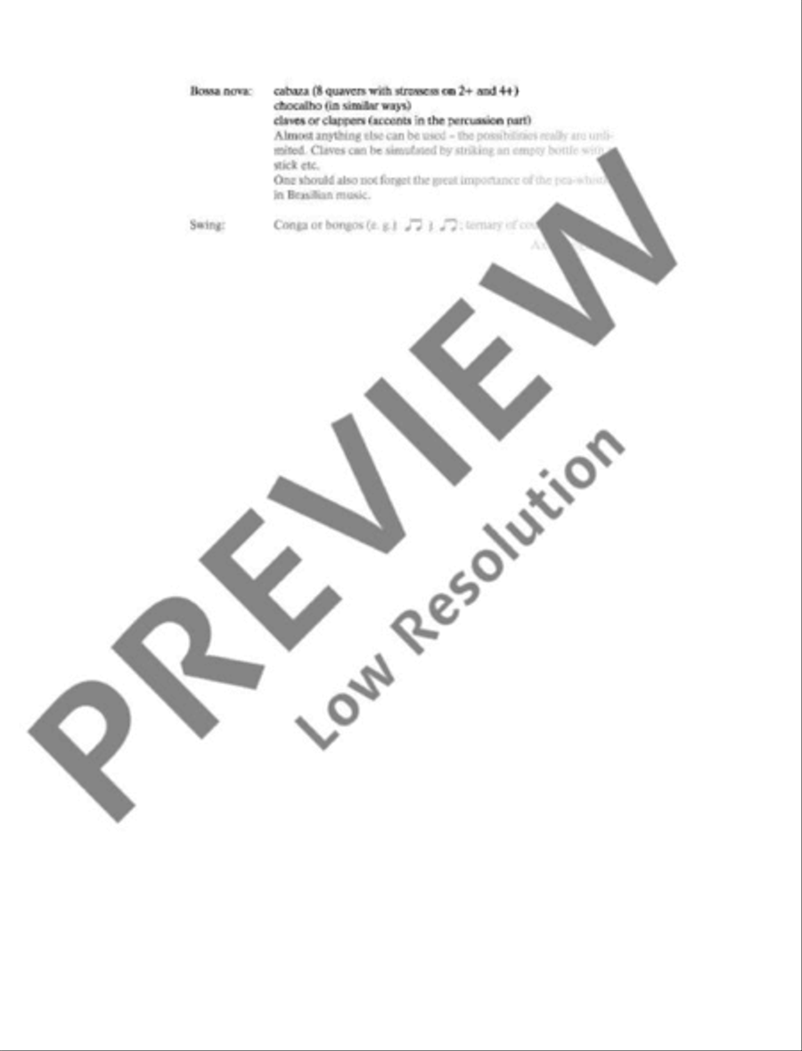 Play Swing for instrumental groups Guitar Ensemble scores gallery preview page 13