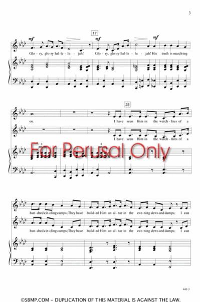 Battle Hymn of the Republic - SA Octavo image number null