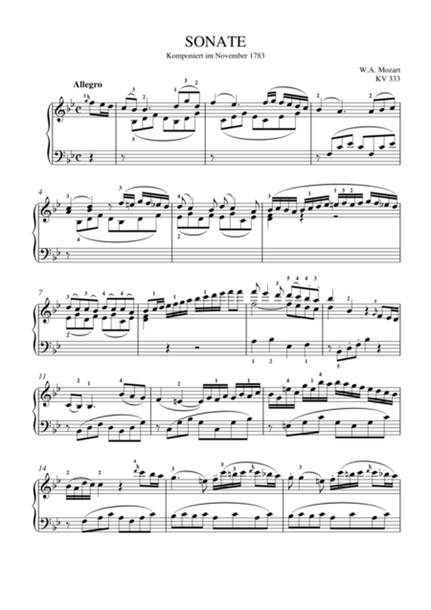 Mozart - Pinao Sonata in B flat Major K.333