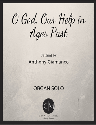 Book cover for O GOD, OUR HELP IN AGES PAST - organ solo