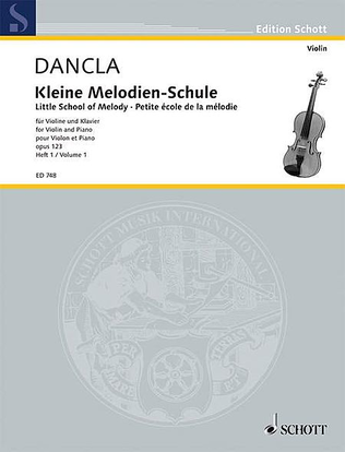 Book cover for Little School of Melody, Op. 123