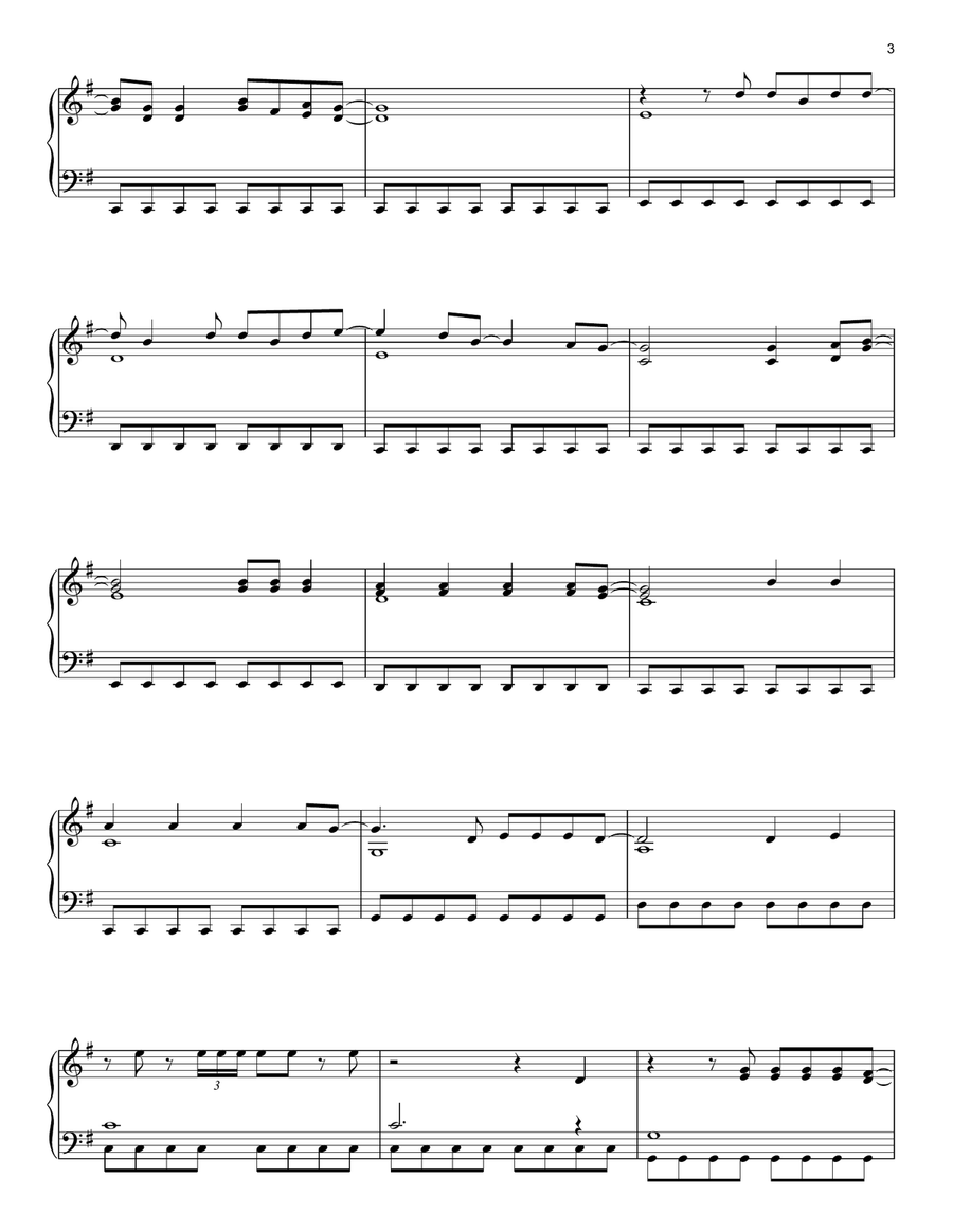 Dancing On My Own (from the Netflix series Bridgerton) Piano Solo scores gallery preview page 3