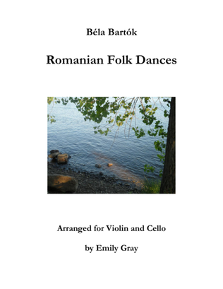 Book cover for Romanian Folk Dances (Violin and Cello)
