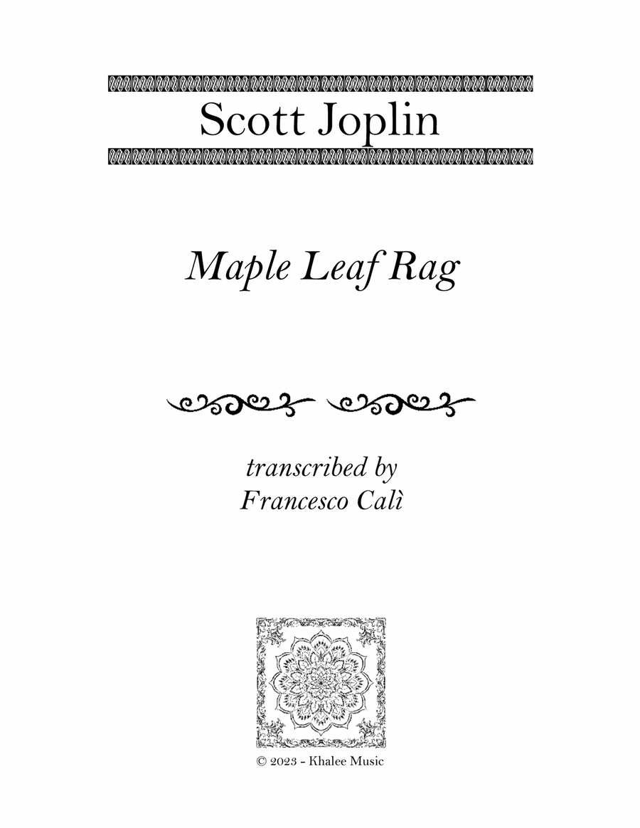 Maple Leaf Rag Piano scores gallery preview page 2