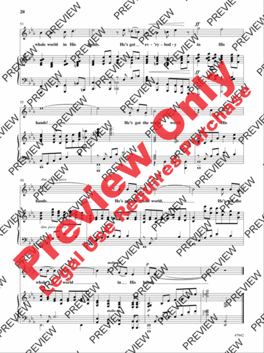 This Is the Time to Sing 4-Part scores gallery preview page 20