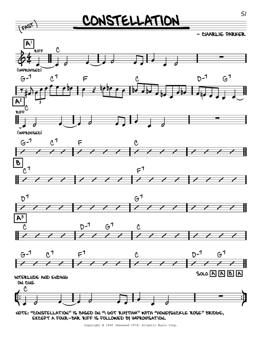 Constellation Constellation Piano scores gallery preview page 1