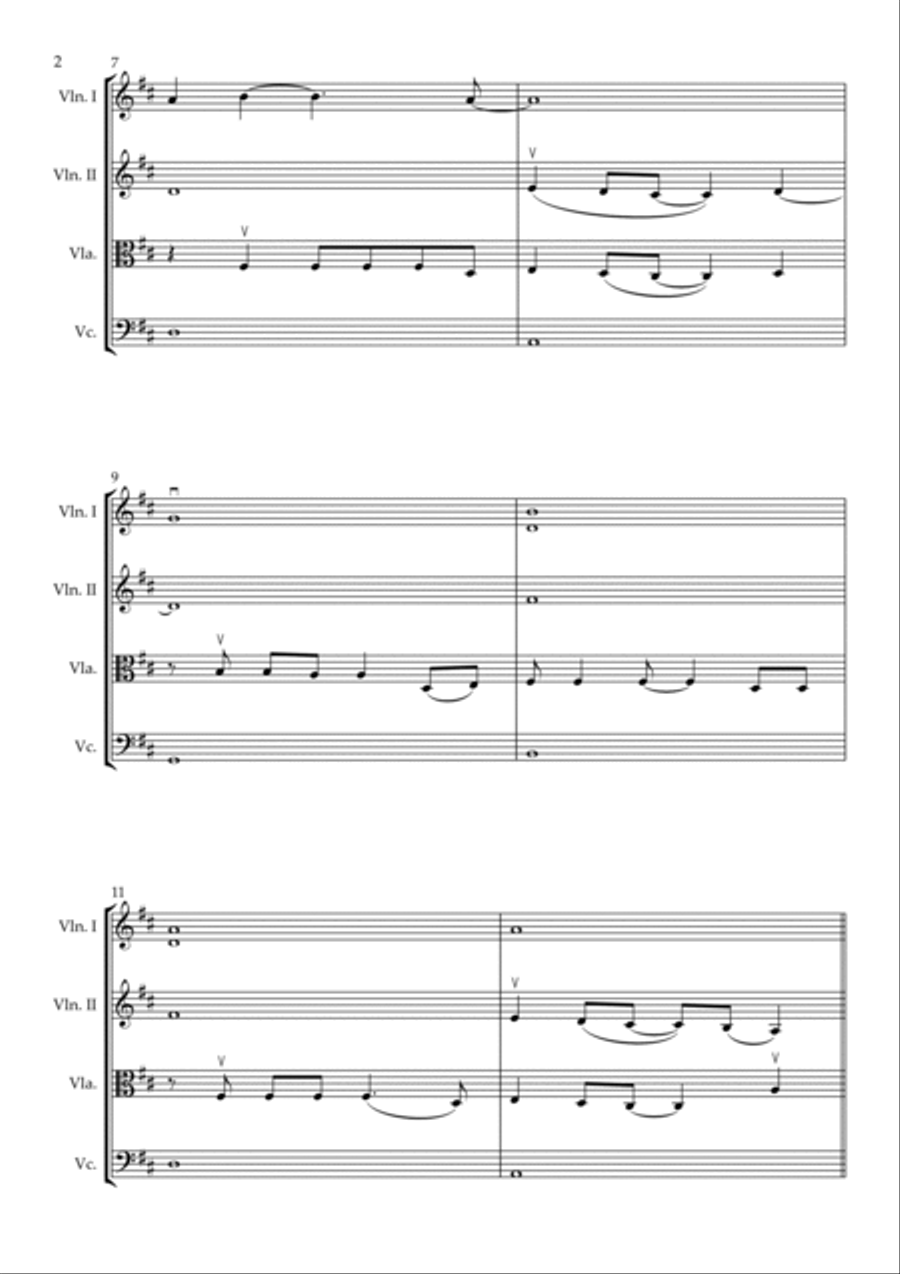 Celestial String Quartet scores gallery preview page 2