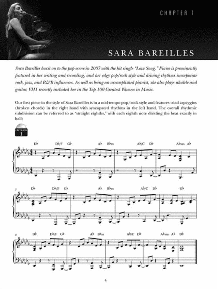 Piano Styles of 23 Pop Masters Piano Method scores gallery preview page 3