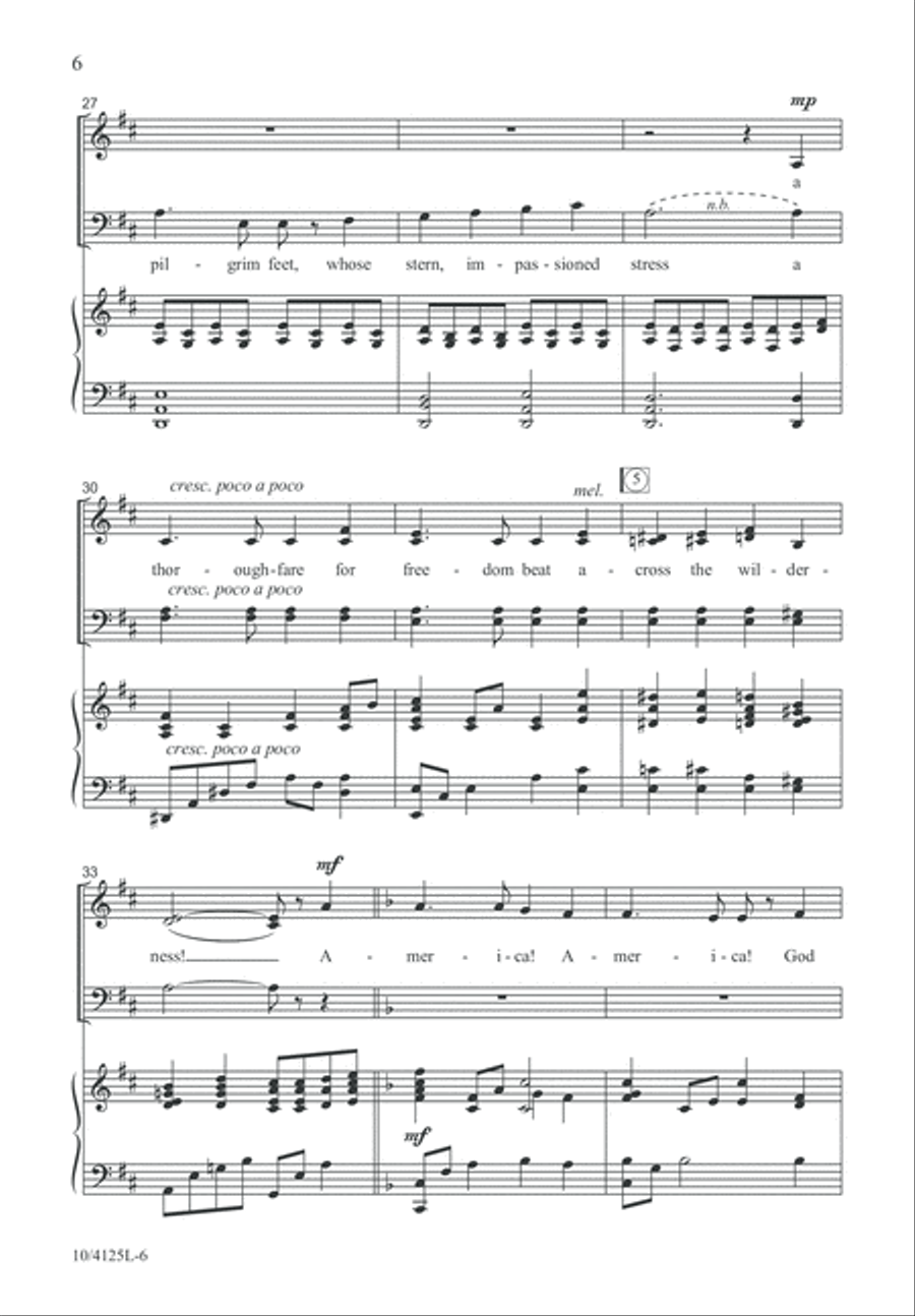 America 4-Part scores gallery preview page 6