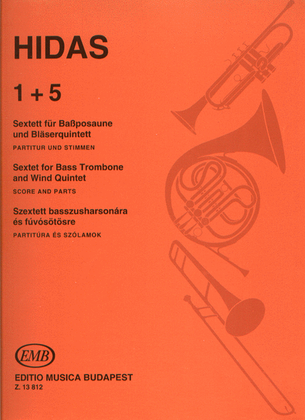 Book cover for 1+5 Sextett für Bassposaune und Bläserquintett