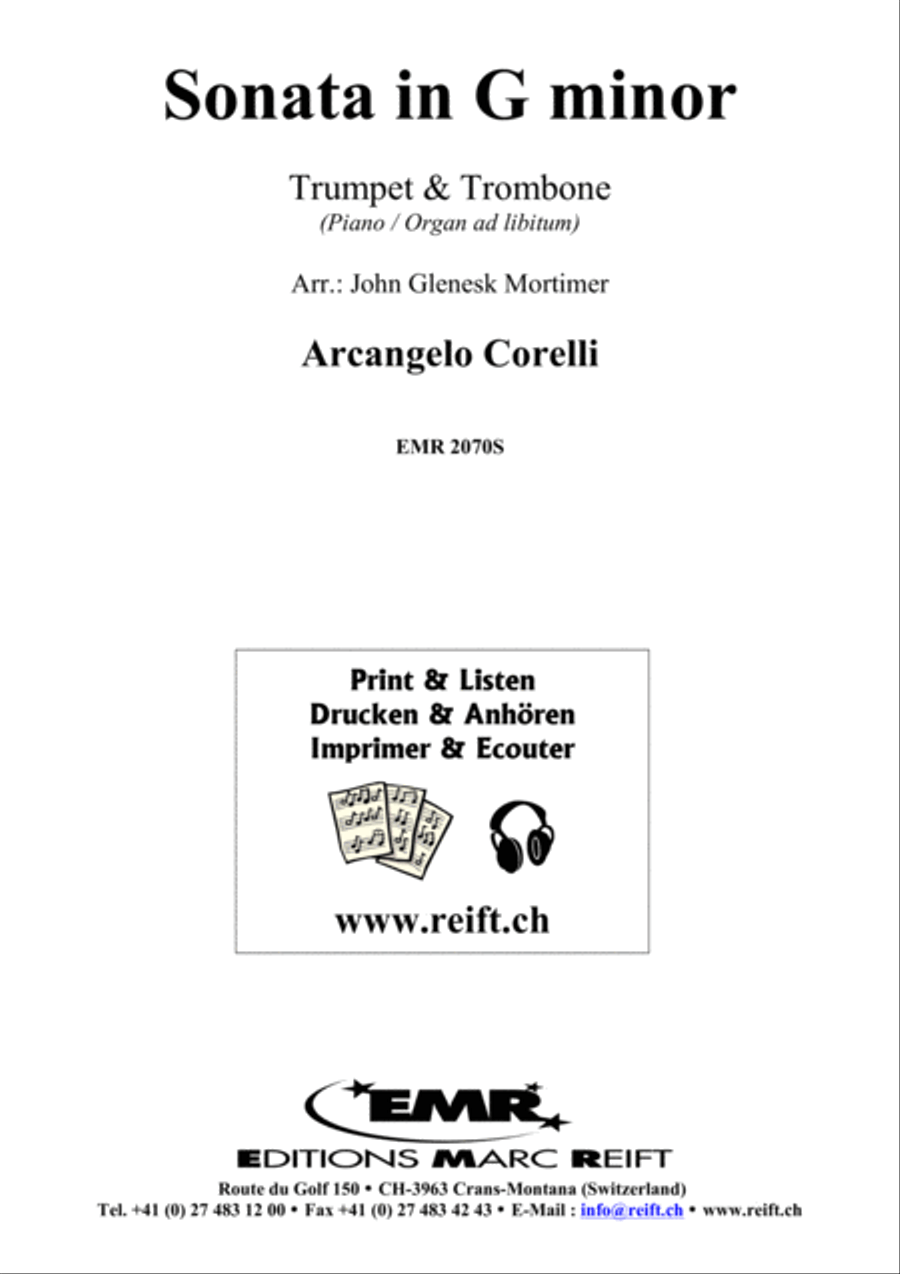 Sonata in G Minor Sonata in G Minor Brass Ensemble scores gallery preview page 2